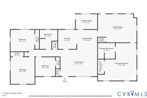Tiny photo for 201 Huger Court, Sandston, VA 23150 (MLS # 2529465)
