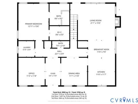 Tiny photo for 2039 Shadow Creek Court, Powhatan, VA 23139 (MLS # 2621263)