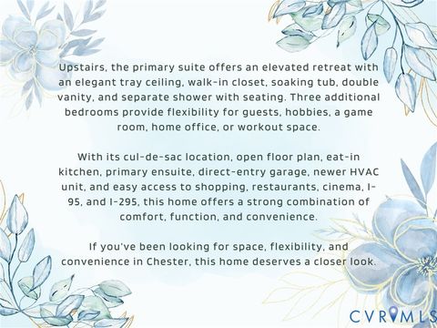 Tiny photo for 13506 Green Spire Court, Chester, VA 23836 (MLS # 2612476)