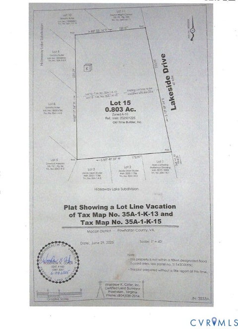 Tiny photo for 1661 Lakeside Drive, Powhatan, VA 23139 (MLS # 2625401)