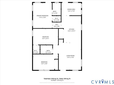 Tiny photo for 3104 Saint Charles St, Hopewell, VA 23860 (MLS # 2609958)