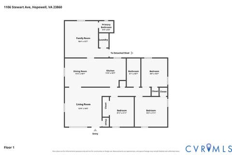 Tiny photo for 1106 Stewart Avenue, Hopewell, VA 23860 (MLS # 2620049)