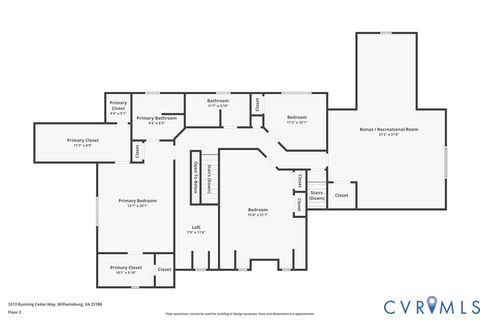 Tiny photo for 3313 Running Cedar Way, Williamsburg, VA 20188 (MLS # 2530047)