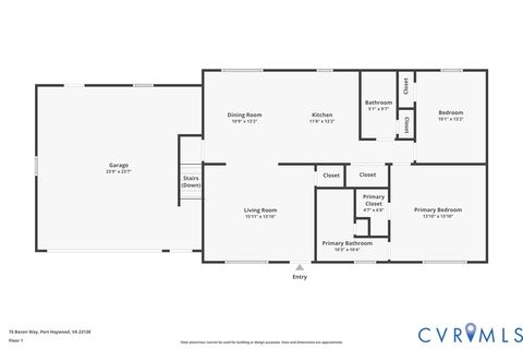 Tiny photo for 76 Bavon Way, Port Haywood, VA 23138 (MLS # 2604336)