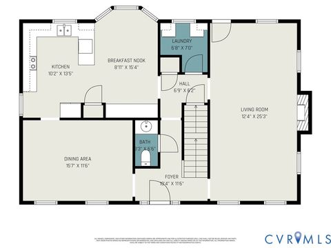 Tiny photo for 16406 Inchcape Road, Moseley, VA 23120 (MLS # 2617563)