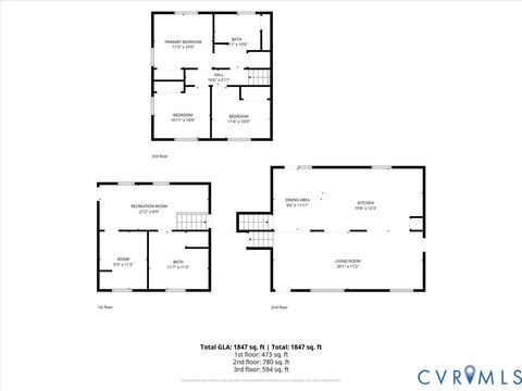 Tiny photo for 2305 Mosby Road, Powhatan, VA 23139 (MLS # 2615651)