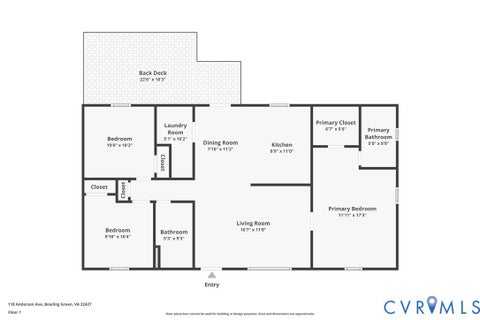 Tiny photo for 118 Anderson Avenue, Bowling Green, VA 22427 (MLS # 2625098)
