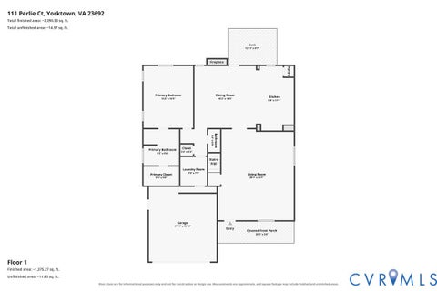 Tiny photo for 111 Perlie Court, Yorktown, VA 23692 (MLS # 2628215)