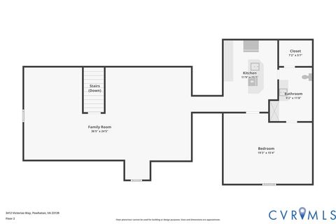 Tiny photo for 3412 Victorias Way, Powhatan, VA 23139 (MLS # 2616919)