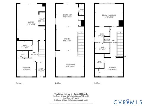 Tiny photo for 1231 Ewing Park Loop, Midlothian, VA 23113 (MLS # 2616863)