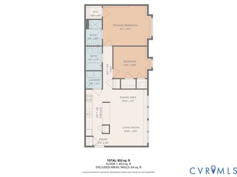 Tiny photo for 7707 Odonnell Court #2101, Henrico, VA 23228 (MLS # 2529137)
