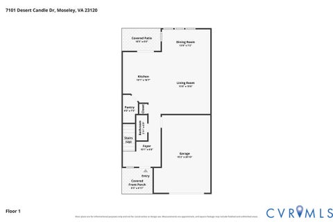Tiny photo for 7101 Desert Candle Drive, Moseley, VA 23120 (MLS # 2626990)