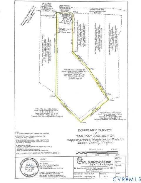 Tiny photo for 00 Glebe Landing Road, Center Cross, VA 22437 (MLS # 2620682)