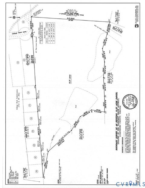 Tiny photo for 10.27 AC College Park Lane, Keysville, VA 23947 (MLS # 2626502)