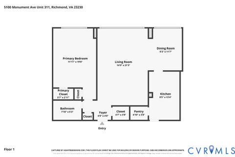 Tiny photo for 5100 Monument Avenue #311, Henrico, VA 23230 (MLS # 2627920)