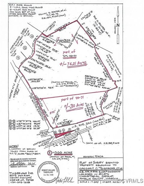 76 Acres RICHARDSON Road Amelia Courthouse VA 23002