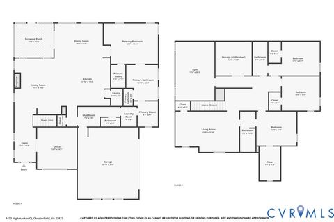 Tiny photo for 8473 Highmarker Court, Chesterfield, VA 23832 (MLS # 2527503)