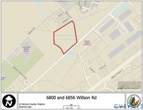 Tiny photo for 6800 and 6856 Willson Road, Henrico, VA 23231 (MLS # 2529062)