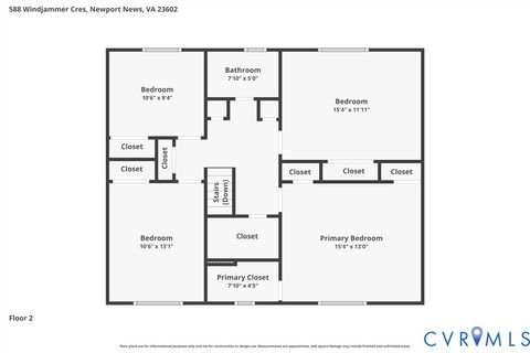 Tiny photo for 588 Windjammer Crescent, Newport News, VA 23602 (MLS # 2614416)