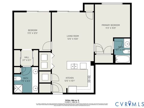 Tiny photo for 1101 Haxall Point #603, Richmond, VA 23219 (MLS # 2603412)