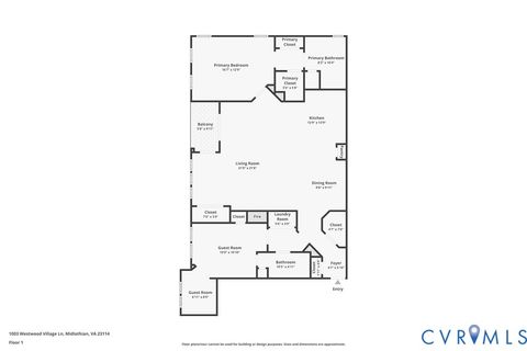 Tiny photo for 1003 Westwood Village Lane #201, Chesterfield, VA 23114 (MLS # 2600340)