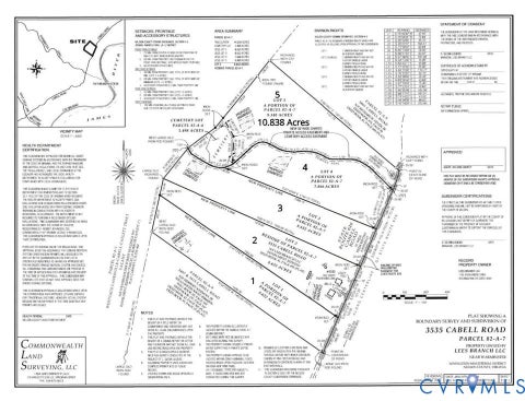 Tiny photo for Lot 1 Cabell Road, Wingina, VA 24599 (MLS # 2622863)