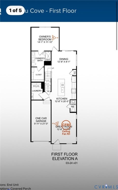 Tiny photo for 410 Bright Lemon Court, Sandston, VA 23150 (MLS # 2625382)