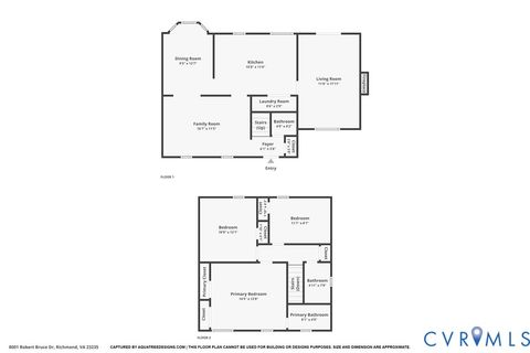 Tiny photo for 8001 Robert Bruce Drive, North Chesterfield, VA 23235 (MLS # 2528609)