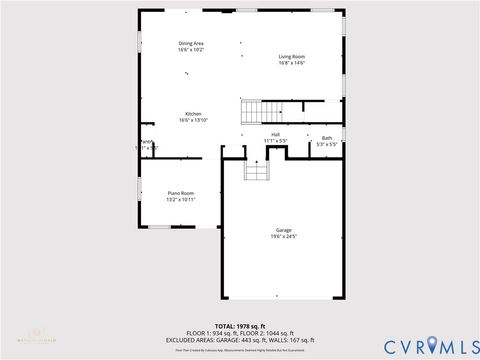 Tiny photo for 9201 Cremins Court, Mechanicsville, VA 23116 (MLS # 2528273)