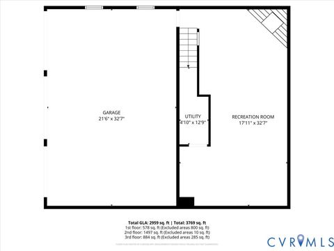 Tiny photo for 2039 Shadow Creek Court, Powhatan, VA 23139 (MLS # 2613909)