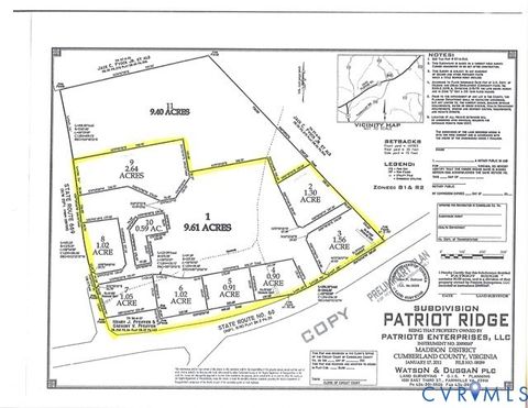 Tiny photo for 0 Anderson, Cumberland, VA 23040 (MLS # 2610394)