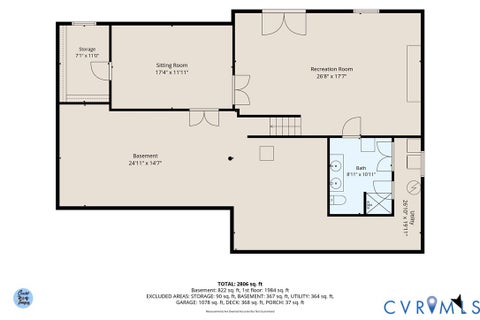 Tiny photo for 1254 Bancton Road, Kinsale, VA 22488 (MLS # 2622761)