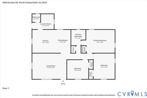 Tiny photo for 2940 Dundas Road, North Chesterfield, VA 23237 (MLS # 2609109)