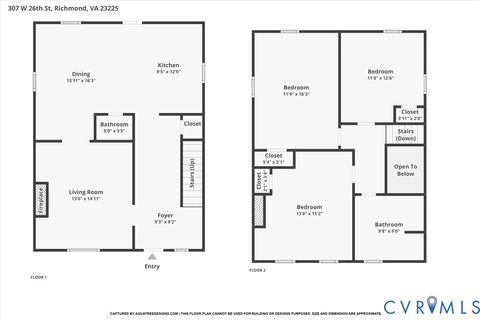 Tiny photo for 307 W 26th Street, Richmond, VA 23225 (MLS # 2607034)