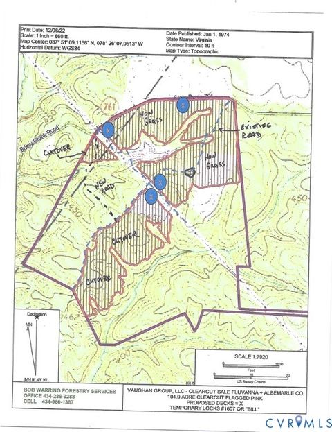 Tiny photo for XX Briery Creek Road, Scottsville, VA 24590 (MLS # 2607094)