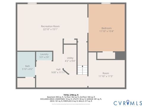 Tiny photo for 39 Dawson Drive, Fredericksburg, VA 22405 (MLS # 2613387)