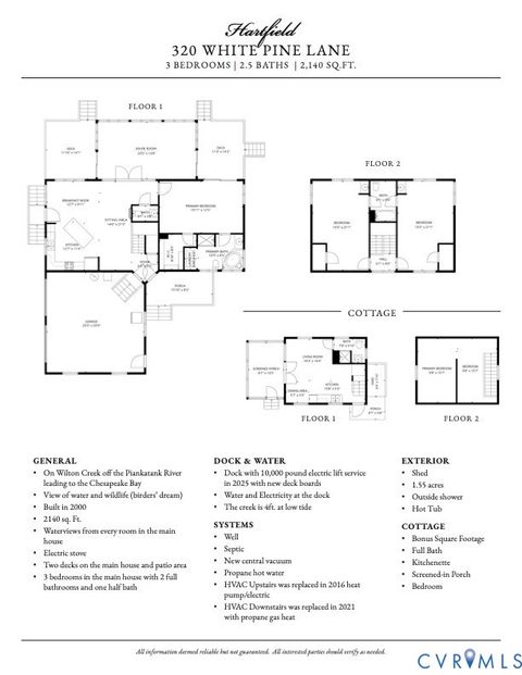 Tiny photo for 320 White Pine Lane, Hartfield, VA 23071 (MLS # 2604439)