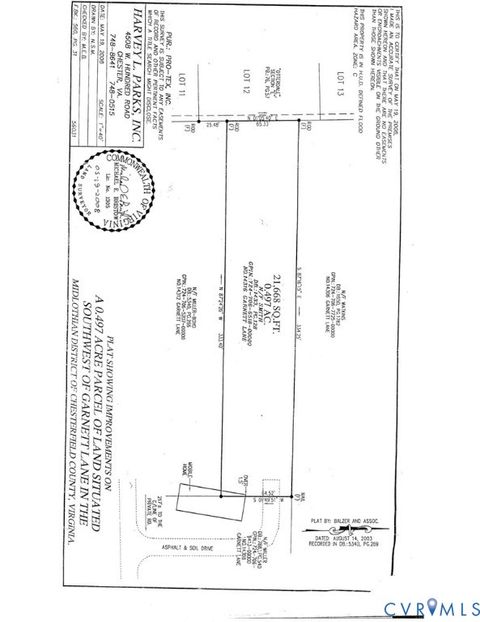 Tiny photo for 14316 Garnett Lane, Midlothian, VA 23114 (MLS # 2521296)