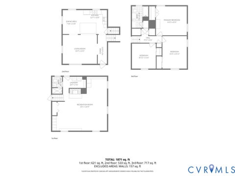 Tiny photo for 2100 Mickeytown Road, Maidens, VA 23102 (MLS # 2615300)