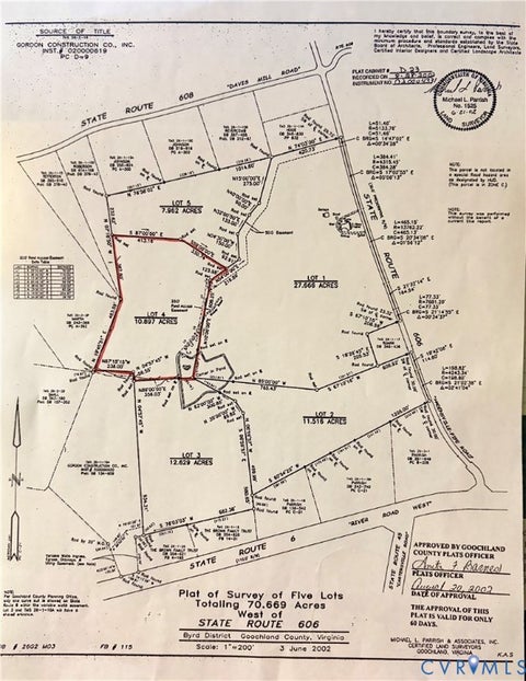 Tiny photo for 0 Hadensville Fife Road, Goochland, VA 23063 (MLS # 2627820)