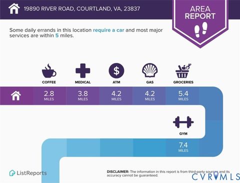 Tiny photo for 19890 River Road, Courtland, VA 23837 (MLS # 2611963)