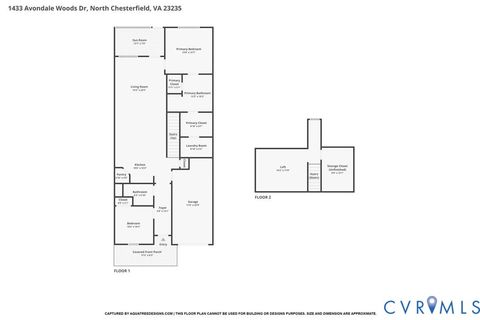 Tiny photo for 1433 Avondale Woods Drive, Chesterfield, VA 23235 (MLS # 2608748)