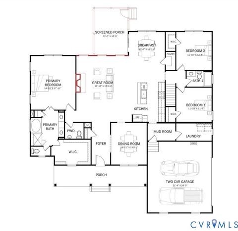 Tiny photo for 18301 Harvest View Court, Moseley, VA 23120 (MLS # 2532252)