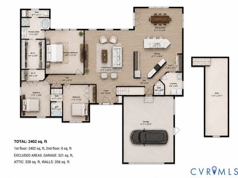 Tiny photo for 758 Mariners Woods Drive, Hartfield, VA 23071 (MLS # 2623254)