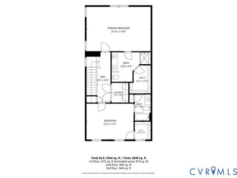 Tiny photo for 6832 Leire Lane, Chesterfield, VA 23832 (MLS # 2614967)