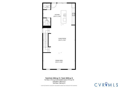 Tiny photo for 6832 Leire Lane, Chesterfield, VA 23832 (MLS # 2614967)