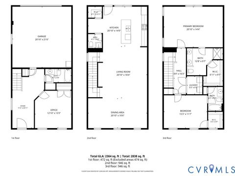 Tiny photo for 6832 Leire Lane, Chesterfield, VA 23832 (MLS # 2614967)