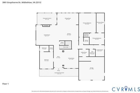 Tiny photo for 3901 Graythorne Drive, Midlothian, VA 23112 (MLS # 2614023)
