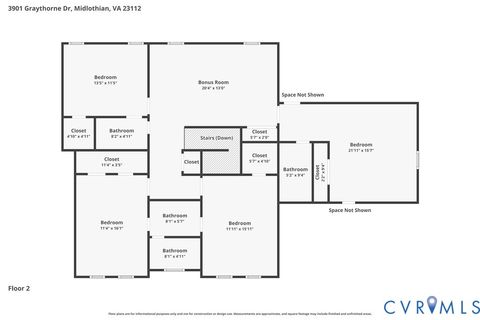 Tiny photo for 3901 Graythorne Drive, Midlothian, VA 23112 (MLS # 2614023)