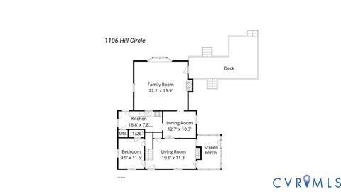 Tiny photo for 1106 Hill Circle, Henrico, VA 23229 (MLS # 2611029)